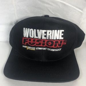 Vintage Wolverine Fusion Durashocks Snapback KC Hat Cap